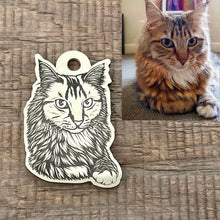 Load image into Gallery viewer, Pet Portrait Key Ring