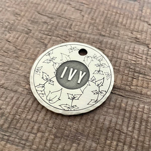 The 'Ivy Leaf' Pet Tag