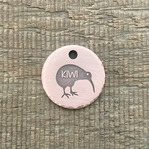 kiwi bird themed pet tags