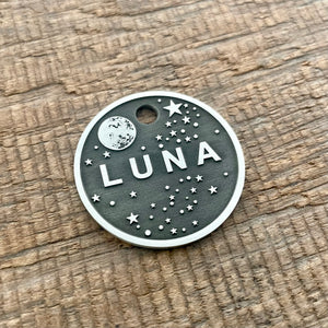 The 'Luna' Star Design Pet Tag