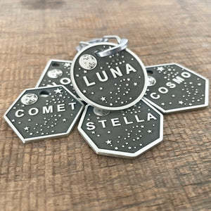 The 'Luna' Star Design Pet Tag