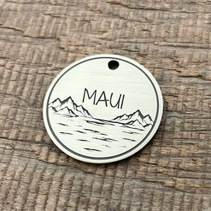 The 'Maui's Ocean' Pet Tag