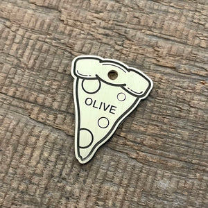 The 'Pizza Slice'  Pet Tag