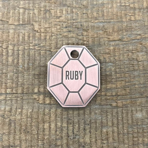 Ruby Jewel Pet ID Tags