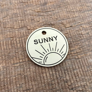 The 'Sunshine' Design Pet Tag