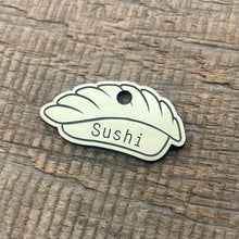 Load image into Gallery viewer, The &#39;Sushi&#39; Shaped Pet Tag