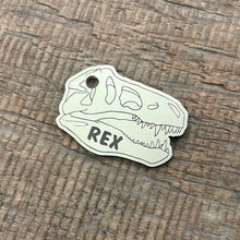 Load image into Gallery viewer, The &#39;Dinosaur&#39; Head Shaped Pet Tag