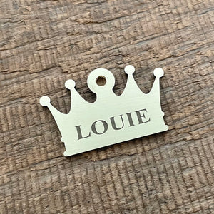 Queen Crown Pet ID Tag