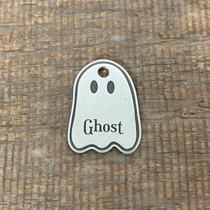 Spooky Ghost Pet Tag
