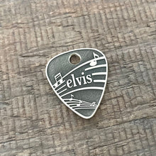 Load image into Gallery viewer, The &#39;Elvis&#39; Guitar Pick Pet Tag