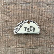Load image into Gallery viewer, Taco shaped pet tag