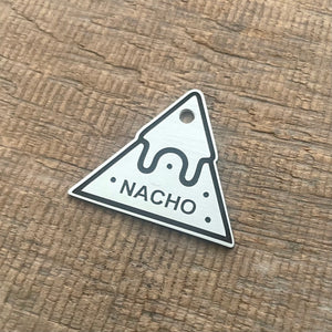 The 'Nacho' Chip Shaped Pet Tag