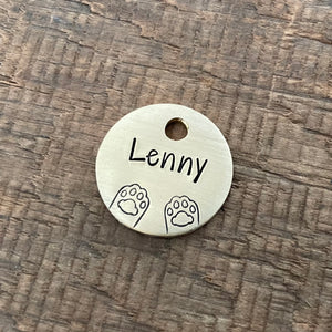 The 'Paws Up' Design Pet Tag